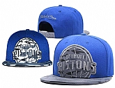 Pistons Reflective Logo Royal Adjustable Hat GS,baseball caps,new era cap wholesale,wholesale hats